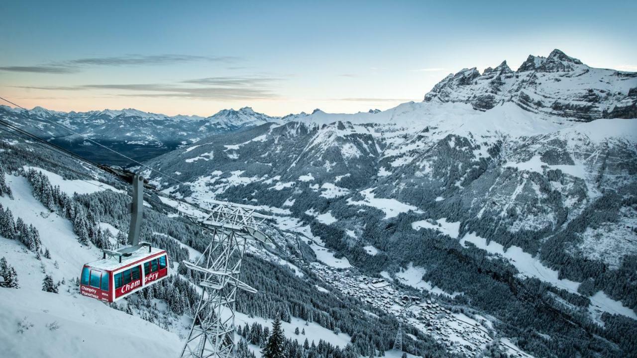 Appartement A La Montagne Champéry Dış mekan fotoğraf
